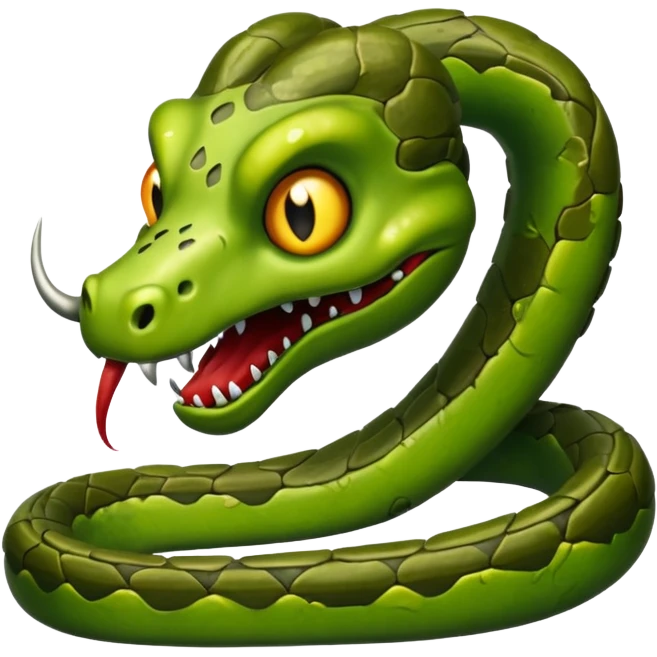 Zombie snake emoji