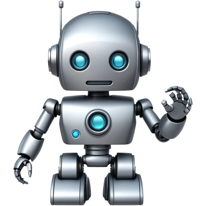 cool robot in robot emoji