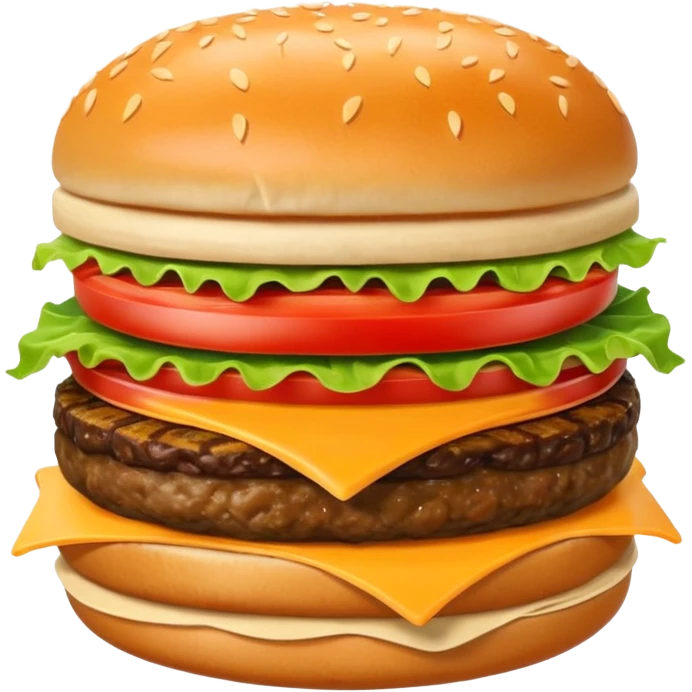 hamburguesa con cheddar emoji