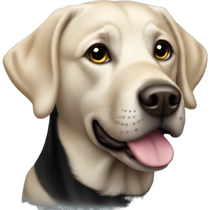 Black Labrador  emoji