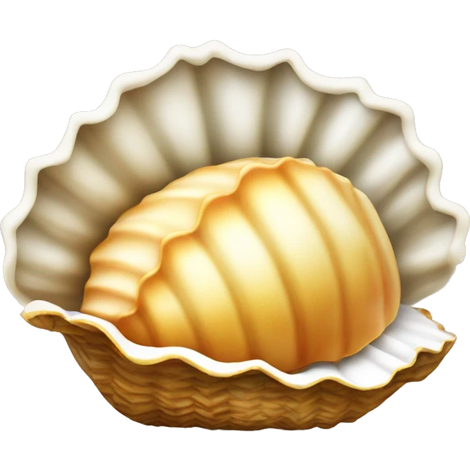 Une coquille saint jacques emoji