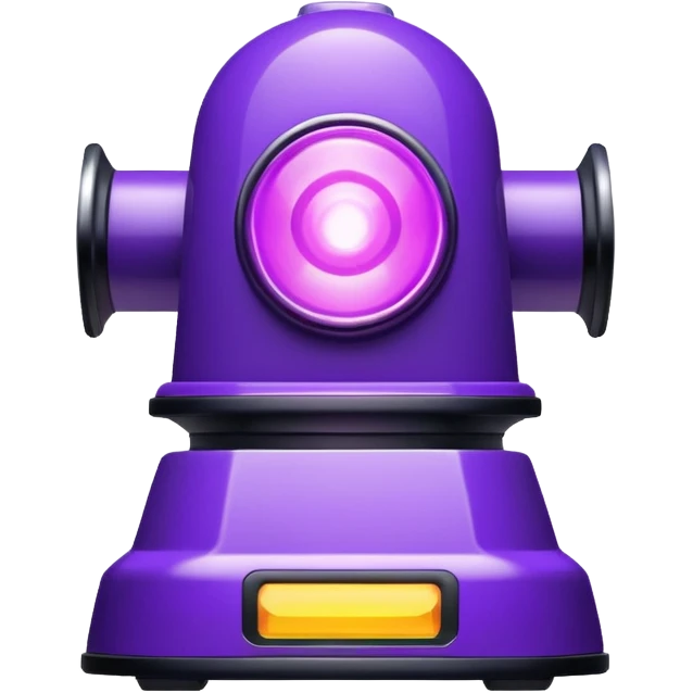 purple police siren emoji