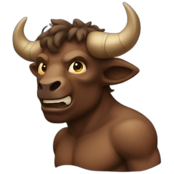 The Minotaur  emoji