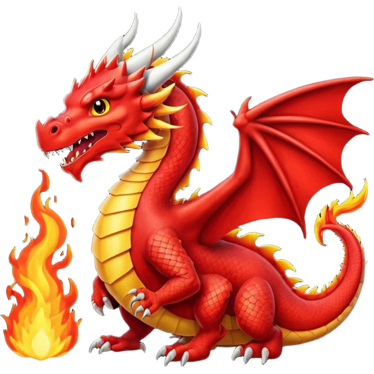 Red dragon emoji