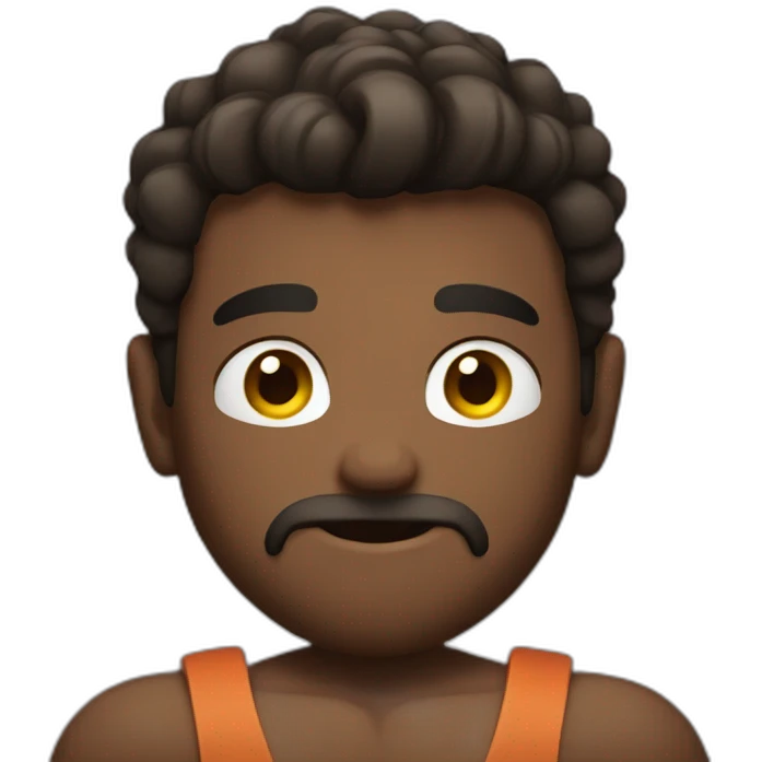 man double biceps emoji