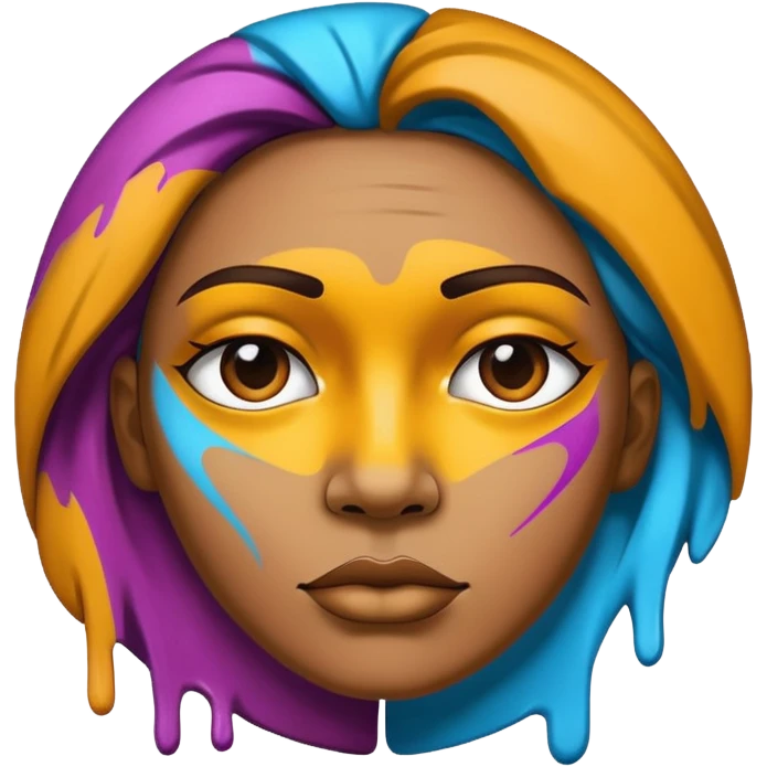 Graffit humani painting top wall emoji