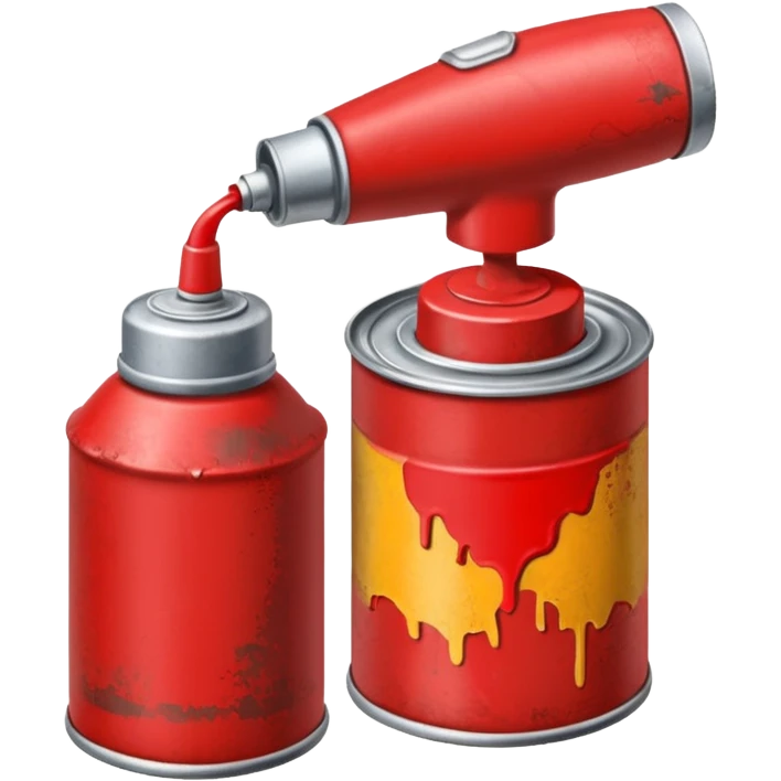 spraying paint tool emoji