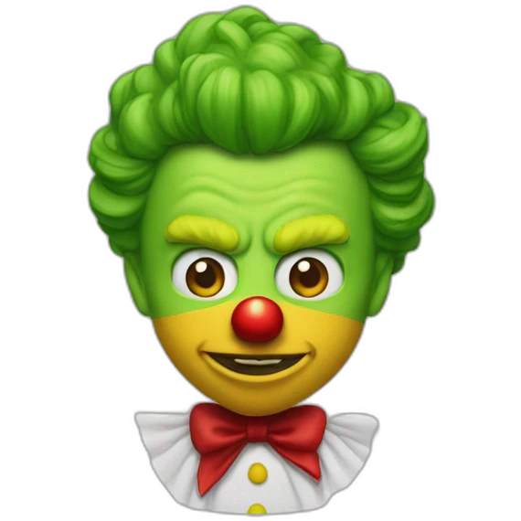 ronald mcdonald entering goblin mode emoji