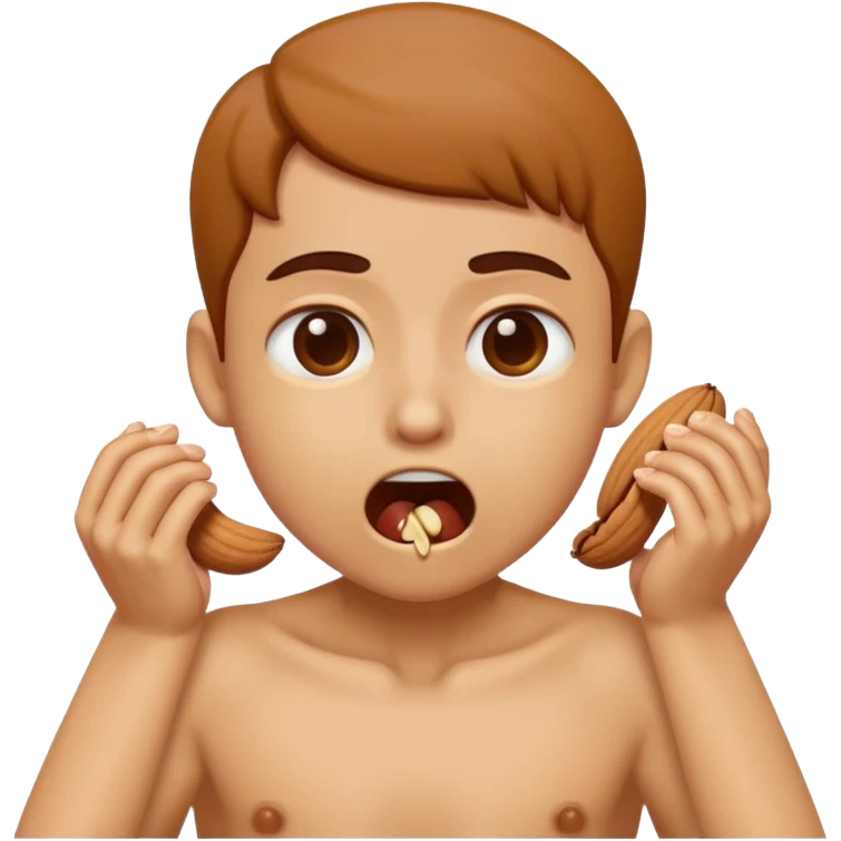 Nuts in your throat  emoji