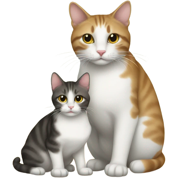 cat with mom emoji