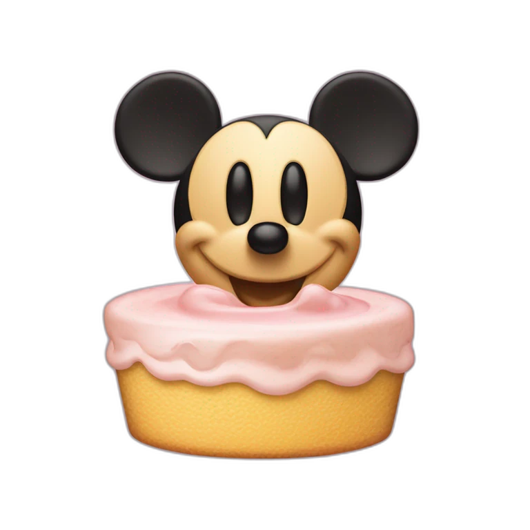 Mickey mousse surpris emoji
