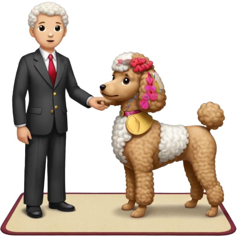 Poodle Dog Meeting and Trial emoji