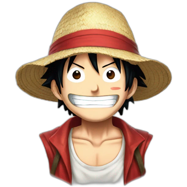 Realist luffy of one piece  emoji