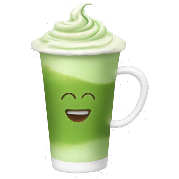 Matcha latte emoji