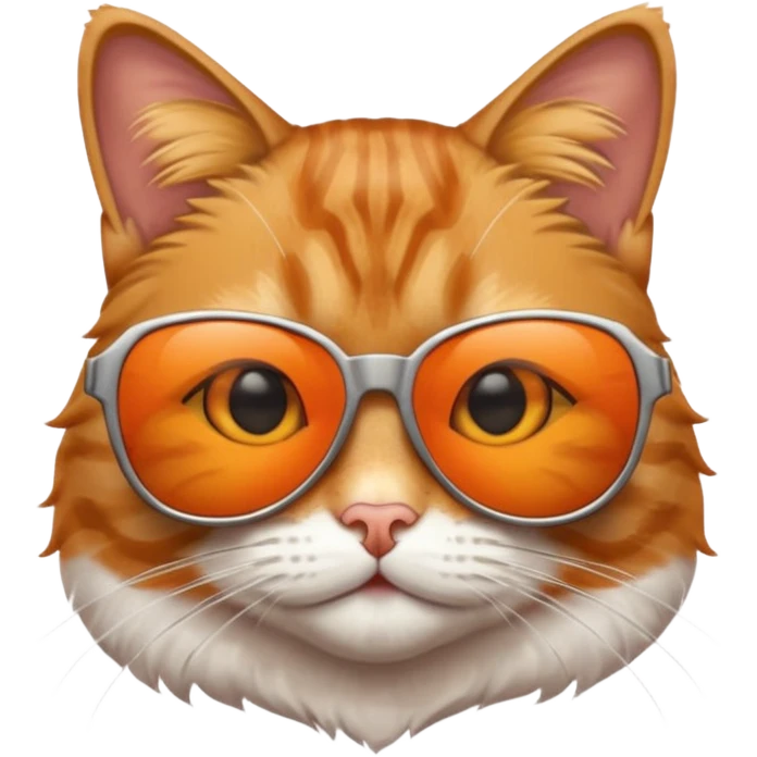 Cat wearing sunglasses emoji