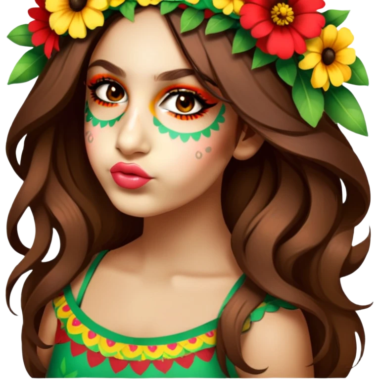 Flower-Crowned Dancer emoji