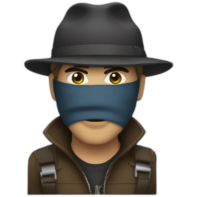 Un bandit emoji