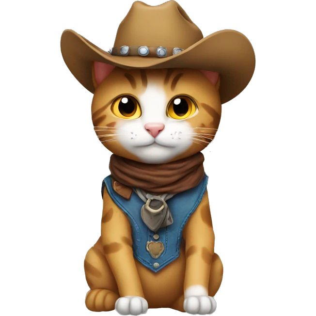 cowboy cat emoji