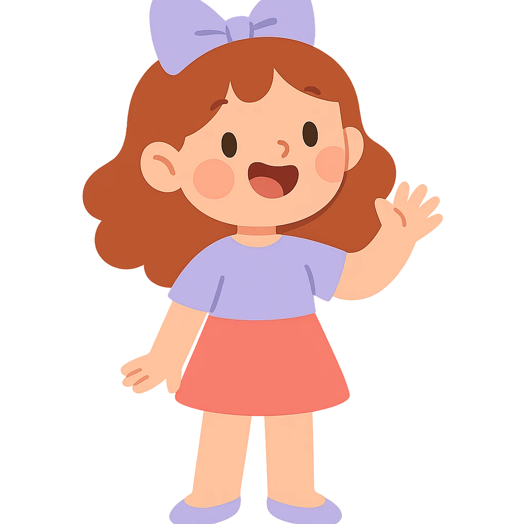 matching bow in pastel purple, simple and cute emoji