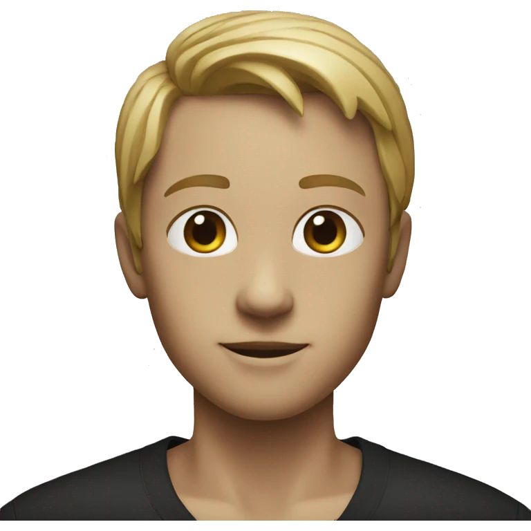 All Black square with 1 white stripe emoji
