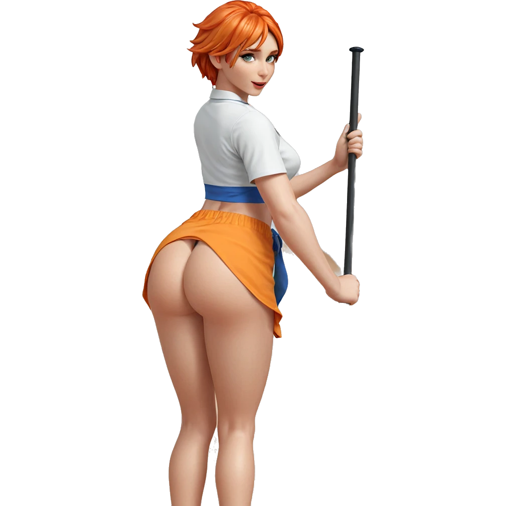 beach day with orange hair emoji