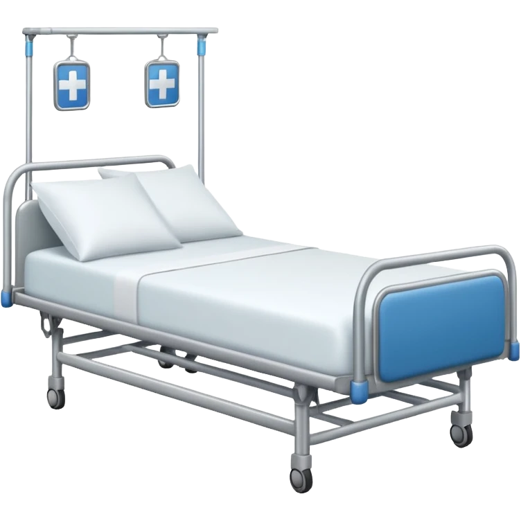 A hospital bed emoji
