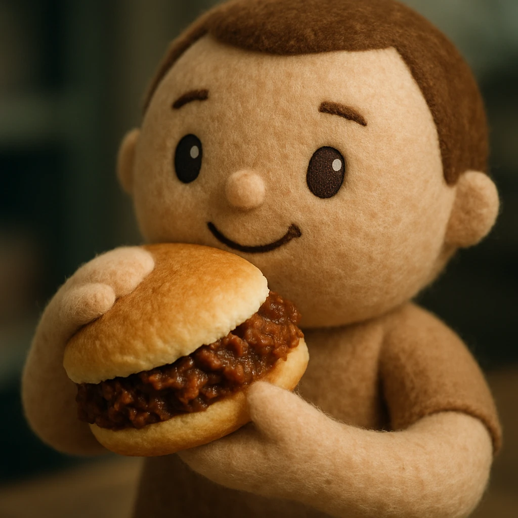 person eating sloppy joe emoji