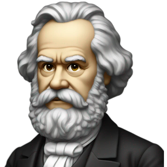 Karl Marx close up emoji