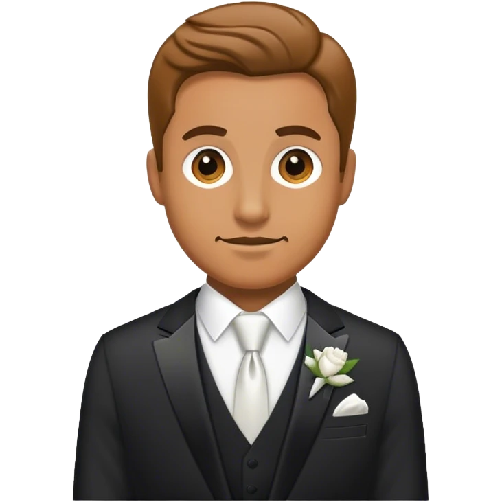Man with wedding suit  emoji