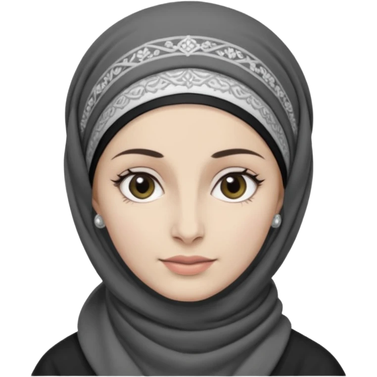 orthodox jewish woman greyscale with tichel turban circa. 1890 emoji