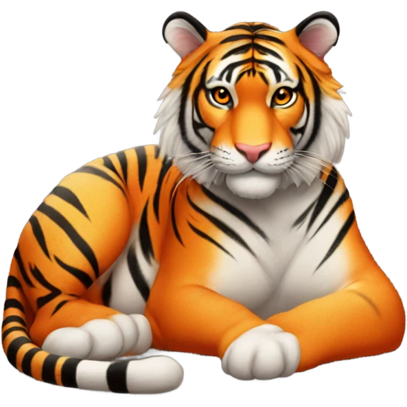 Tiger in sunlight emoji