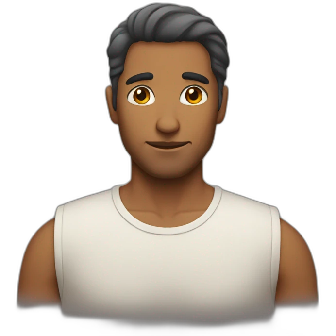 Man without arms emoji