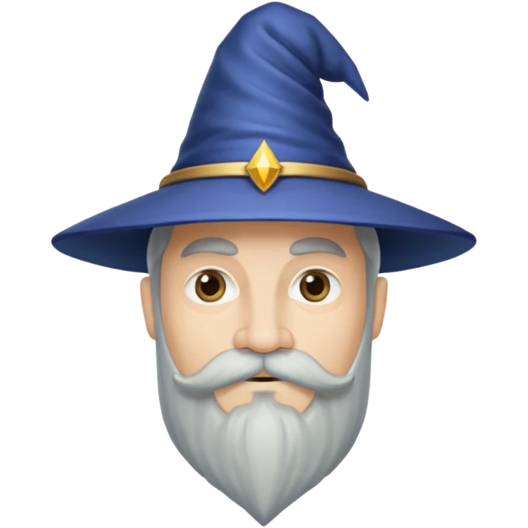 wizard with mustache emoji
