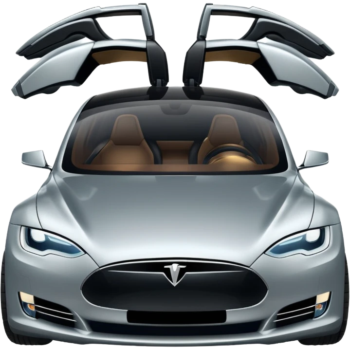 Tesla transforming emoji