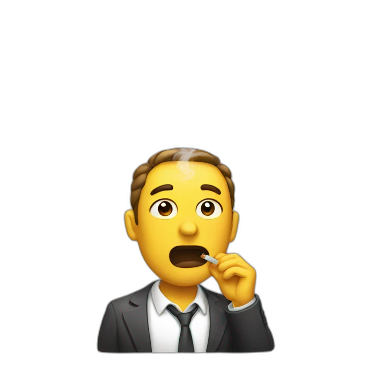 smoking break emoji