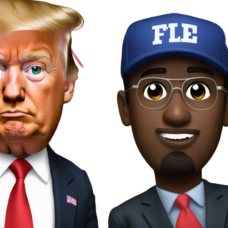 p diddy and donald trump  emoji