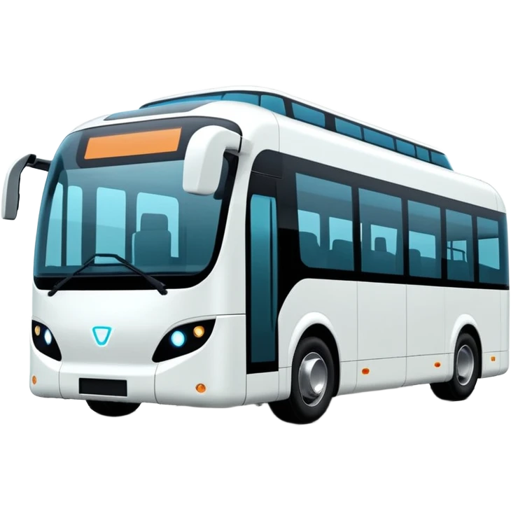 Modern autonomous electric bus  emoji