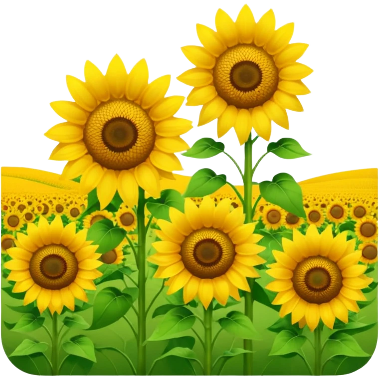 Sunflowers in field emoji