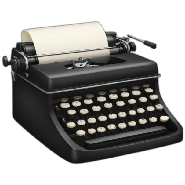 Typewritter emoji