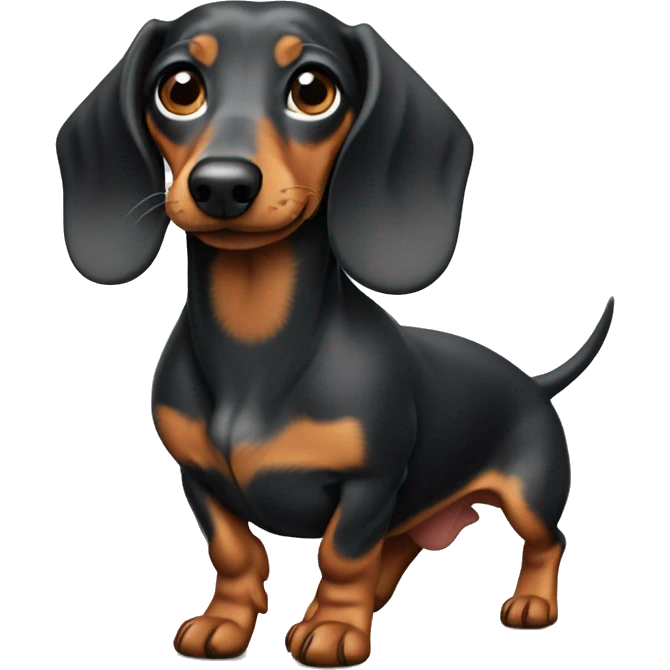 Dapple dachshund  emoji