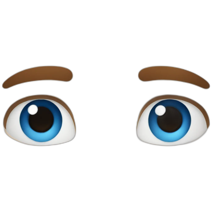 White Male with Blue Eyes, Long Brown Hair, and Freckles emoji