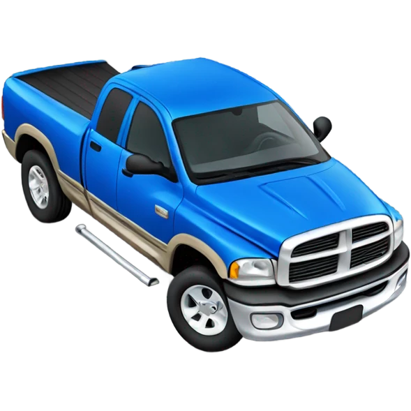 2001 blue dodge ram emoji