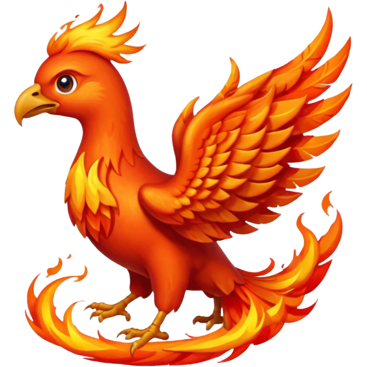 Fire phoenix emoji