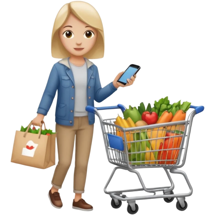 grocery shopping emoji