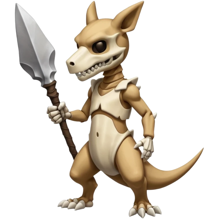 Marowak-Cubone-fusion (full body) emoji