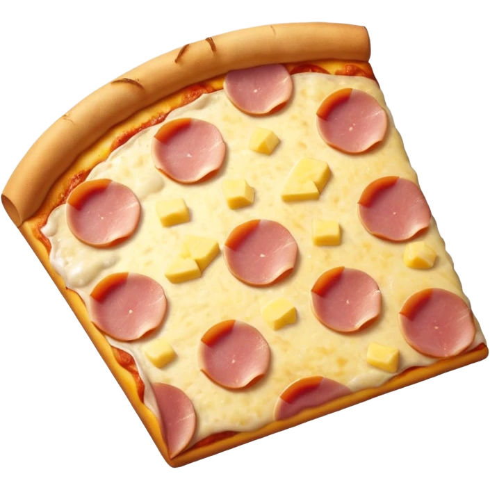 pizza Hawaiian slice (ham & pineapple) emoji