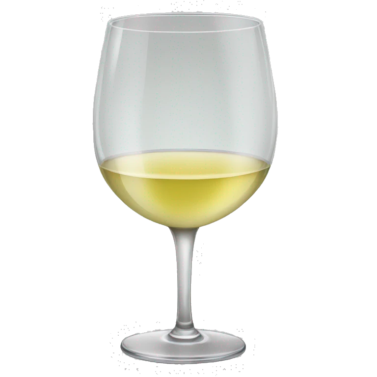 Glass of white wine emoji