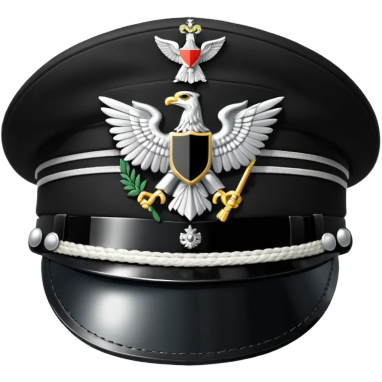 German officer's hat emoji