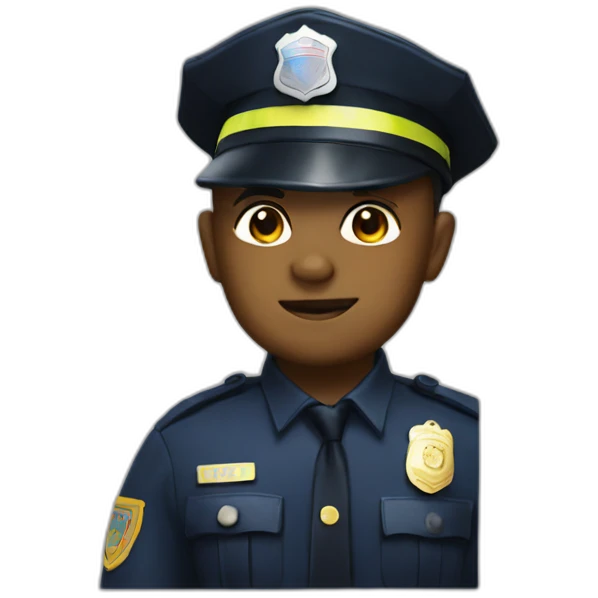 rainbow police emoji
