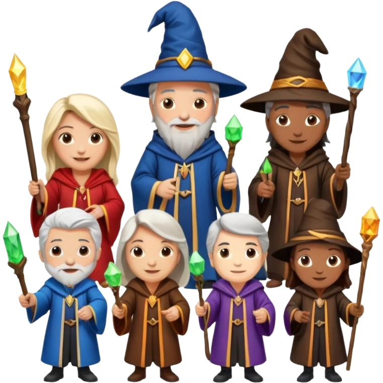make bitlife kind of bitmojies of the harry potter universe. Make different kind of wizards and witches with different ages. emoji